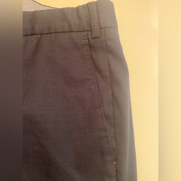 Massimo Dutti Dress Blue Pants Men's Super 130’s Wool Size 32/32 - Picture 4 of 9